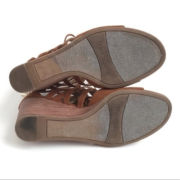 Franco Sarto Mollie Wedge Sandals Size 6 - Picture 8 of 9